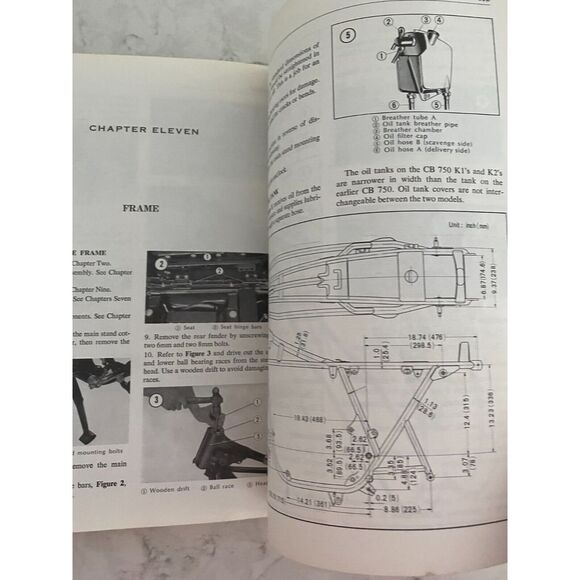 Clymer Honda All 750 Models 1969 - 1972 Service Repair Manual Paperback Handbook - Picture 11 of 11
